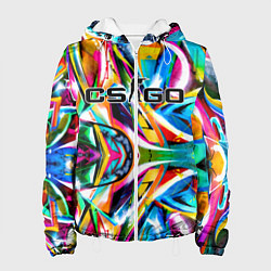 Куртка с капюшоном женская CS GO, цвет: 3D-белый