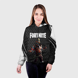 Куртка с капюшоном женская FORTNITE, цвет: 3D-черный — фото 2