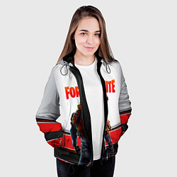 Куртка с капюшоном женская FORTNITE GAME, цвет: 3D-черный — фото 2