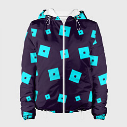 Куртка с капюшоном женская ROBLOX РОБЛОКС, цвет: 3D-белый