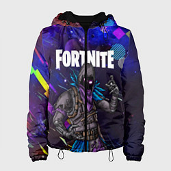 Куртка с капюшоном женская FORTNITE x RAVEN, цвет: 3D-черный