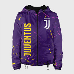 Куртка с капюшоном женская JUVENTUS ЮВЕНТУС, цвет: 3D-черный