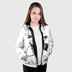 Куртка с капюшоном женская Re:Zero, цвет: 3D-черный — фото 2