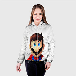 Куртка с капюшоном женская Mario, цвет: 3D-белый — фото 2
