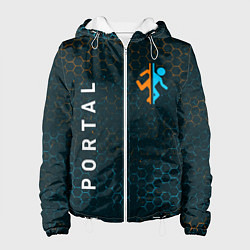 Куртка с капюшоном женская PORTAL ПОРТАЛ, цвет: 3D-белый