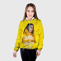Куртка с капюшоном женская Billie Eilish Билли Айлиш, цвет: 3D-белый — фото 2