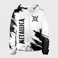 Куртка с капюшоном женская METALLICA МЕТАЛЛИКА, цвет: 3D-белый