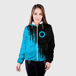 Куртка с капюшоном женская PORTAL ПОРТАЛ, цвет: 3D-белый — фото 2