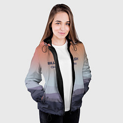 Куртка с капюшоном женская Billie Eilish, цвет: 3D-черный — фото 2