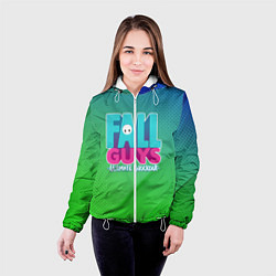 Куртка с капюшоном женская FALL GUYS, цвет: 3D-белый — фото 2