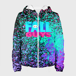Куртка с капюшоном женская Fall Guys, цвет: 3D-белый