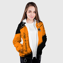 Куртка с капюшоном женская КОРОЛЬ И ШУТ, цвет: 3D-белый — фото 2