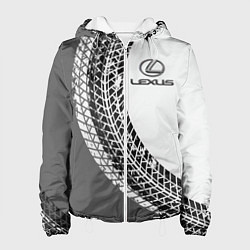 Куртка с капюшоном женская LEXUS SPORT, цвет: 3D-белый
