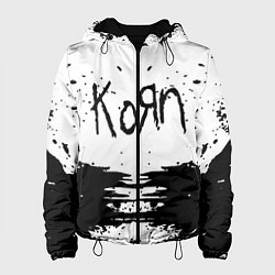Куртка с капюшоном женская Korn, цвет: 3D-черный