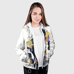 Куртка с капюшоном женская JOJO, цвет: 3D-белый — фото 2