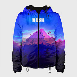 Куртка с капюшоном женская HUSH, цвет: 3D-черный