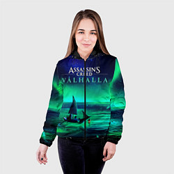 Куртка с капюшоном женская VALHALLA, цвет: 3D-черный — фото 2