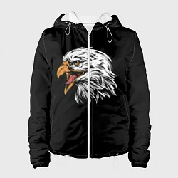 Куртка с капюшоном женская Орёл, цвет: 3D-белый
