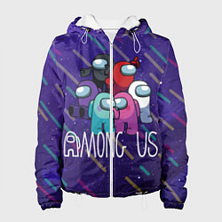 Куртка с капюшоном женская Among Us, цвет: 3D-белый