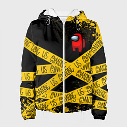 Куртка с капюшоном женская AMONG US Амонг Ас, цвет: 3D-белый