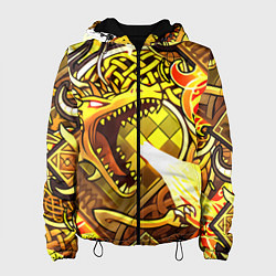 Куртка с капюшоном женская CS GO DRAGON LORE, цвет: 3D-черный