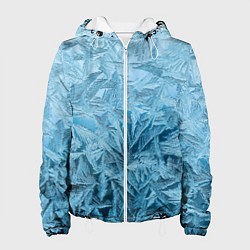 Куртка с капюшоном женская Иней, цвет: 3D-белый