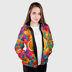Куртка с капюшоном женская Мозговик тм AntiPsychoVirus, цвет: 3D-черный — фото 2