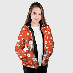 Куртка с капюшоном женская GENSHIN IMPACT, цвет: 3D-черный — фото 2