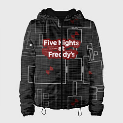 Куртка с капюшоном женская Five Nights At Freddy, цвет: 3D-черный