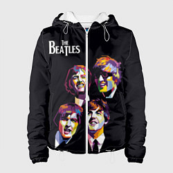 Куртка с капюшоном женская The Beatles, цвет: 3D-белый
