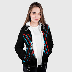 Куртка с капюшоном женская Любимый во Франксе: XX, цвет: 3D-белый — фото 2