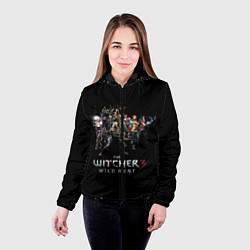 Куртка с капюшоном женская THE WITCHER ВЕДЬМАК 3, цвет: 3D-черный — фото 2