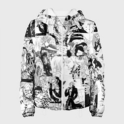 Куртка с капюшоном женская Бан, цвет: 3D-белый