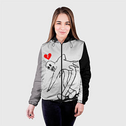 Куртка с капюшоном женская GHOSTEMANE, цвет: 3D-черный — фото 2