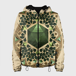 Куртка с капюшоном женская DnD Dices: Pattern, цвет: 3D-черный