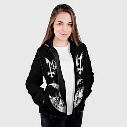 Куртка с капюшоном женская Mayhem, цвет: 3D-черный — фото 2