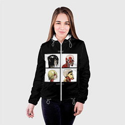 Куртка с капюшоном женская Титаны, цвет: 3D-белый — фото 2