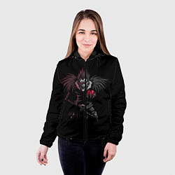 Куртка с капюшоном женская Death Note, цвет: 3D-черный — фото 2