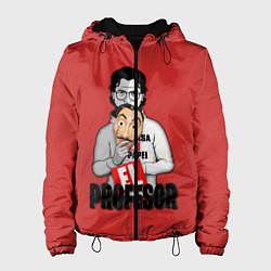 Куртка с капюшоном женская La Casa de Papel, цвет: 3D-черный