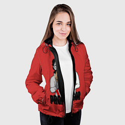 Куртка с капюшоном женская La Casa de Papel, цвет: 3D-черный — фото 2