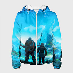 Куртка с капюшоном женская Вальгала, цвет: 3D-белый