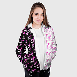 Куртка с капюшоном женская JOJOS BIZARRE ADVENTURE ПРИКЛЮЧЕНИЯ ДЖОДЖО JOJO, цвет: 3D-белый — фото 2