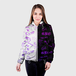 Куртка с капюшоном женская LIL PEEP, цвет: 3D-белый — фото 2