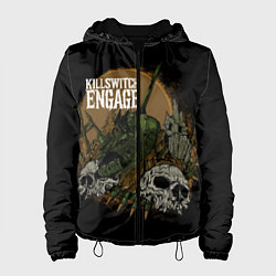 Куртка с капюшоном женская Killswitch Engage, цвет: 3D-черный