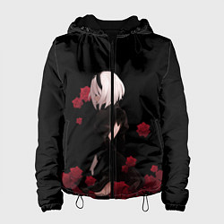 Куртка с капюшоном женская ANIME TEEN, цвет: 3D-черный
