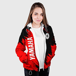 Куртка с капюшоном женская YAMAHA ЯМАХА, цвет: 3D-белый — фото 2