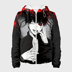 Куртка с капюшоном женская ТОКИЙСКИЙ ГУЛЬ TOKYO GHOUL, цвет: 3D-белый
