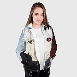 Куртка с капюшоном женская Сасаки Кен, цвет: 3D-белый — фото 2