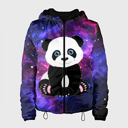 Куртка с капюшоном женская Space Panda, цвет: 3D-черный