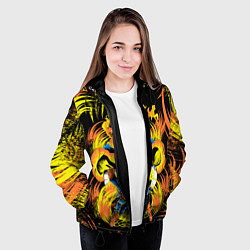 Куртка с капюшоном женская МОЯ ГЕРОЙСКАЯ АКАДЕМИЯ, цвет: 3D-черный — фото 2